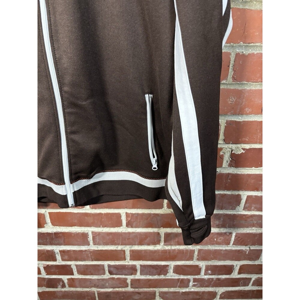 Vintage Y2k DC Shoes Track Jacket Skater Skateboarding Brown Graphic Sz XXL - Picture 3 of 9